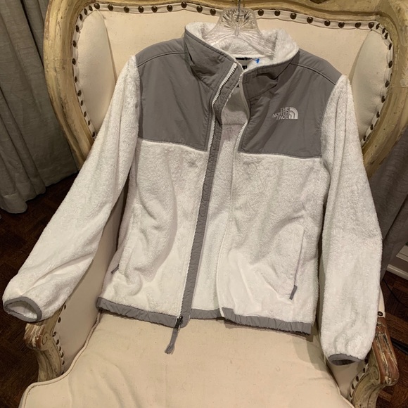 The North Face Jackets & Blazers - North Face new white and grey fleece